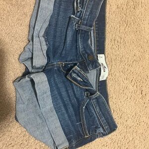 Hollister Blue Jean Shorts Classic Denim Style